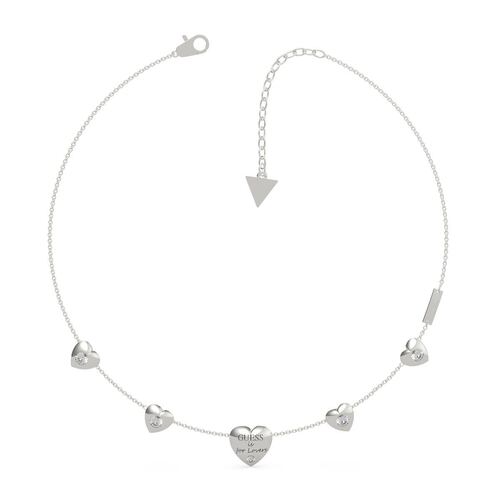 Collar Guess Is For Lovers Color Plata