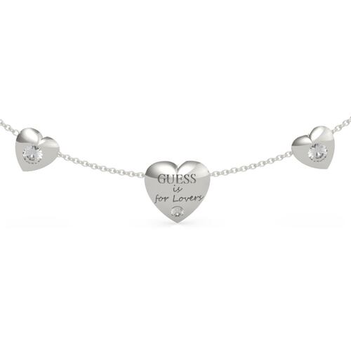 Collar Guess Is For Lovers Color Plata