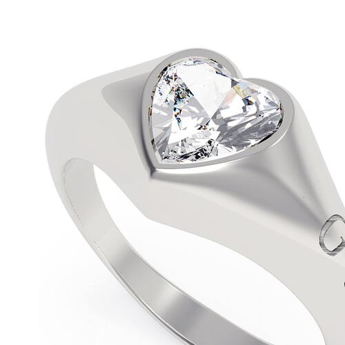 Anillo Guess From Guess With Love Color Plata