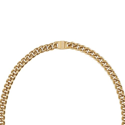 Collar guess hype para caballero, oro antigüo