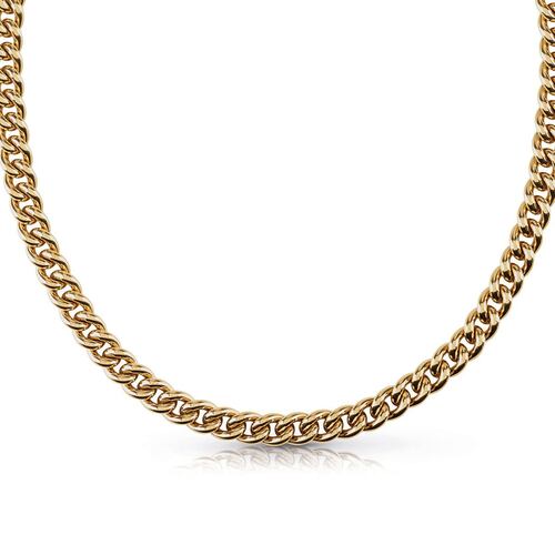 Collar guess hype para caballero, oro antigüo