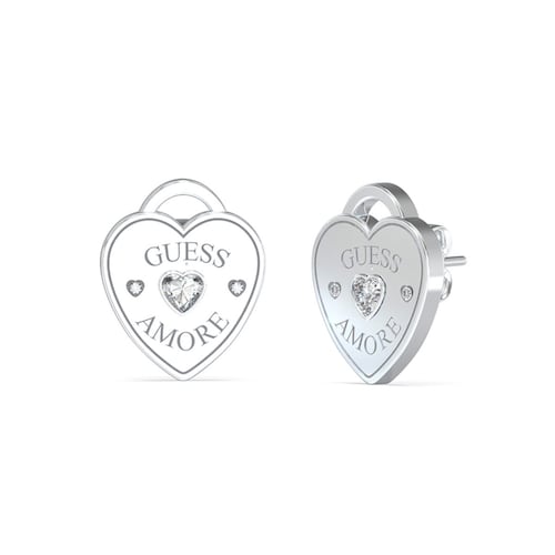 Aretes Plateado Acero Inoxidable GUESS