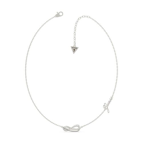 Collar Guess  eternal love para dama, plata