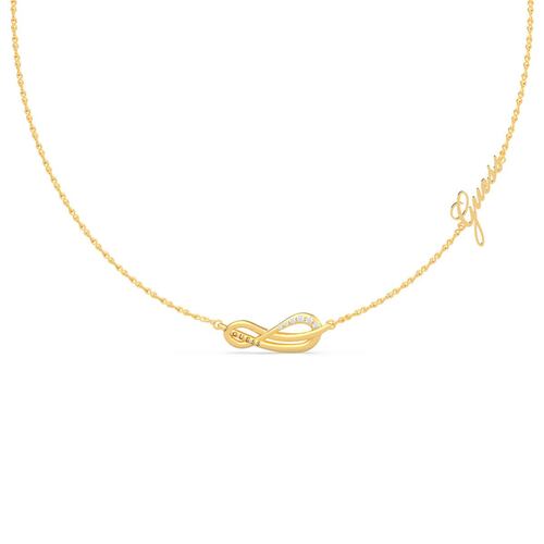 Collar Guess  eternal love para dama, oro