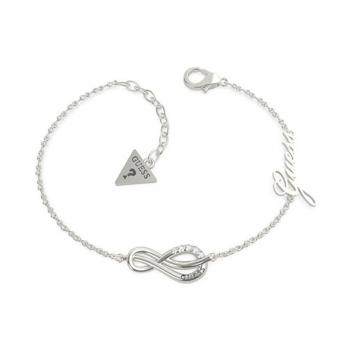 Pulsera Guess  eternal love para dama, plata