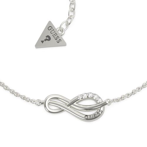 Pulsera Guess  eternal love para dama, plata