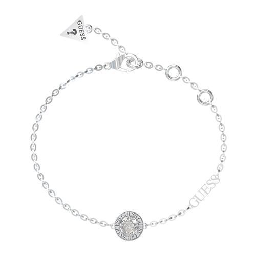 Pulsera  GUESS dama color my day de acero inoxidable en tono plateado
