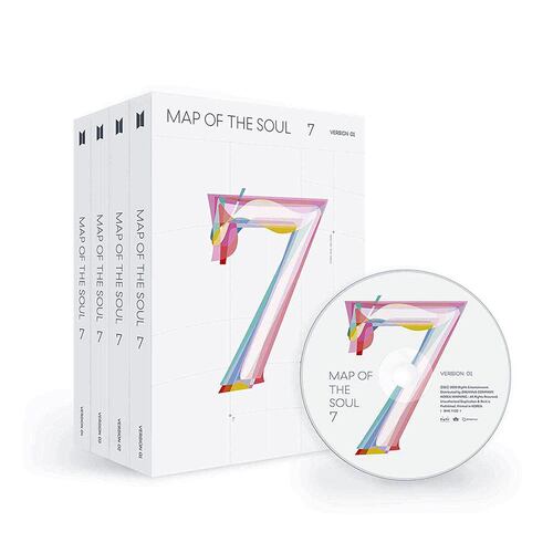 4 CDs BTS - Map Of The Soul 7 Bundle