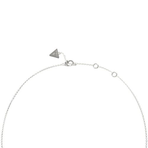Collar Guess Dama Lovely Guess De Acero Inoxidable En Tono Plateado