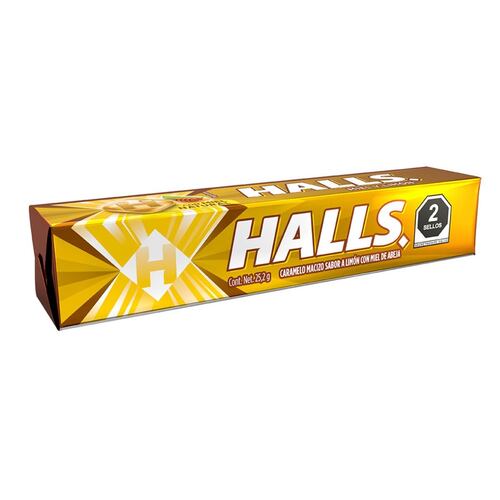 Caramelo Macizo Sabor a Limón con Miel de Abeja 25.2 g Halls