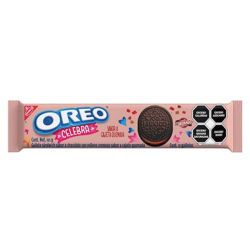 Galletas Sabor a Cajeta Quemada 105 g Oreo Celebra 1 Paquete