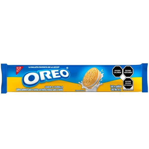 Galletas Sabor a Vainilla 105 g Oreo Golden 1 Paquete