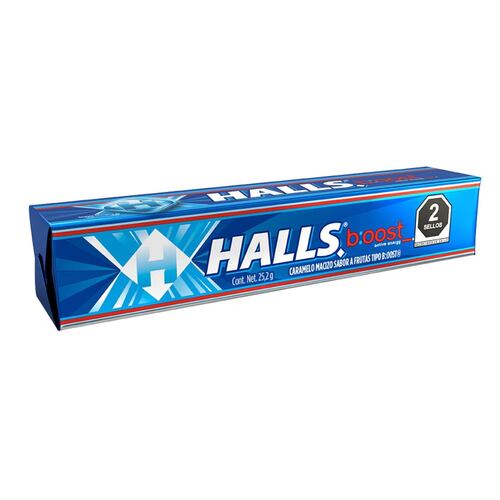 Caramelo Macizo Sabor a Frutas Tipo Boost 25.2 g Halls