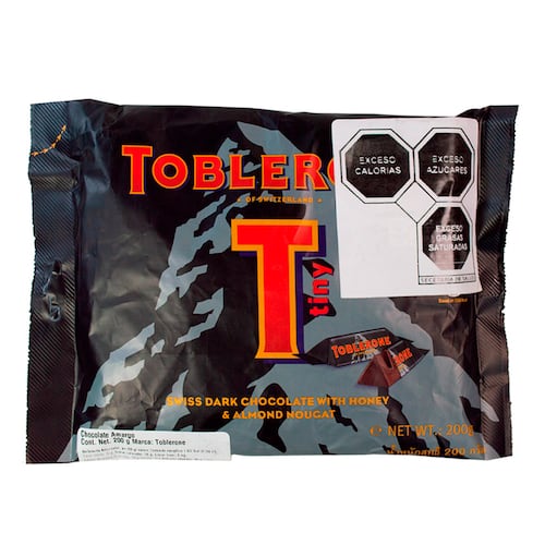 Chocolate Suizo Amargo con Nougat de Miel y Almendras 200 g Toblerone