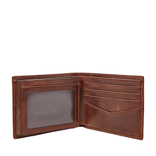 Cartera de Piel para Hombre Fossil