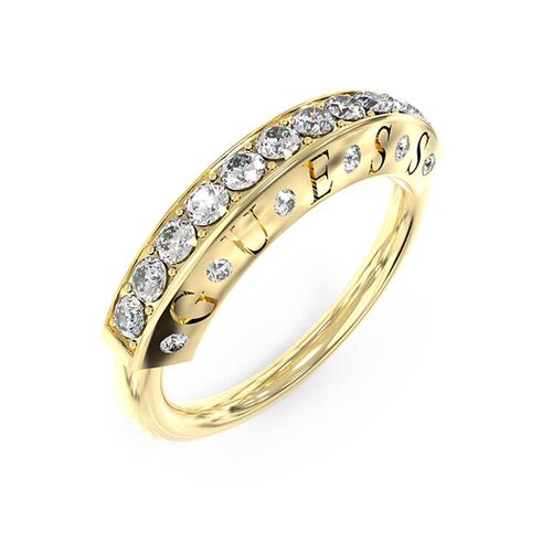 Anillo Dama Bond Acero Inoxidable en Dorado Guess