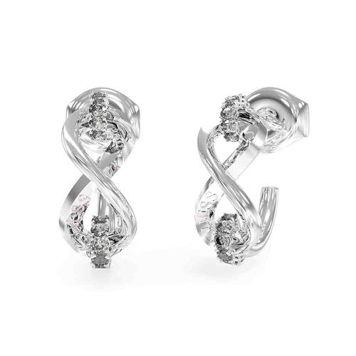 Aretes Guess Endless Dreams acero inoxidable plateado
