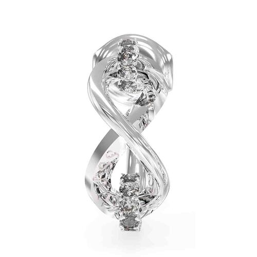 Aretes Guess Endless Dreams acero inoxidable plateado