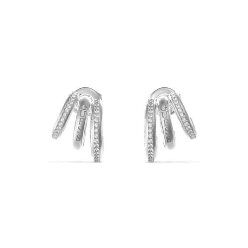 Aretes Crazy Earrings de Acero Inoxidable en Tono Plateado Gues