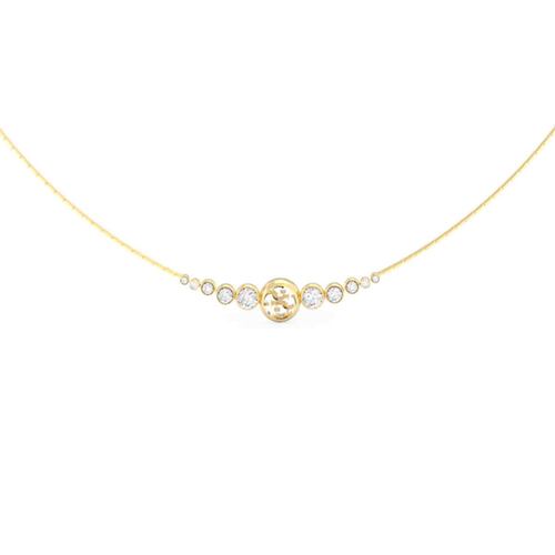 Collar Perfect Illusion de Acero Inoidable en Tono Dorado Guess