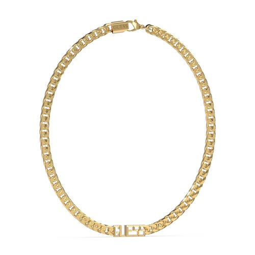 Collar Vegas De Acero Inoxidable En Tono Dorado Guess