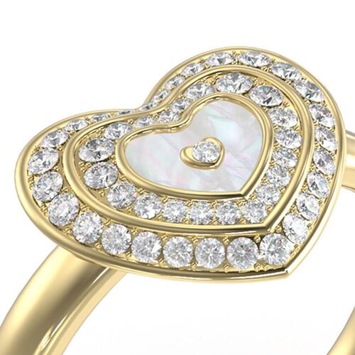 Anillo Guess Amami acero inoxidable dorado