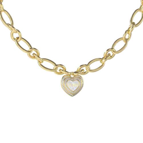 Collar Guess Amami acero inoxidable dorado