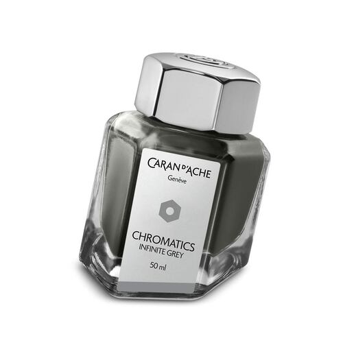 Tinta para pluma fuente Caran d´Ache gris infinito