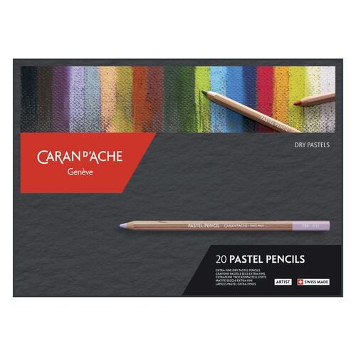 Estuche con 20  lápiz pastel profesional