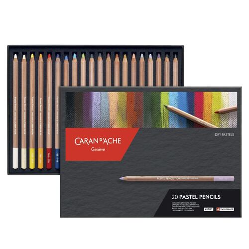 Estuche con 20  lápiz pastel profesional