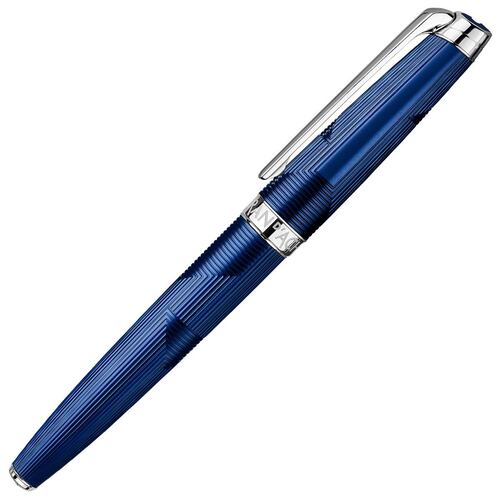 Pluma Fuente Caran D'Ache Leman Azul Marino