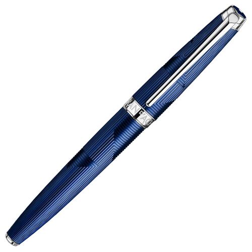 Pluma Fuente Caran D'Ache Leman Azul Marino