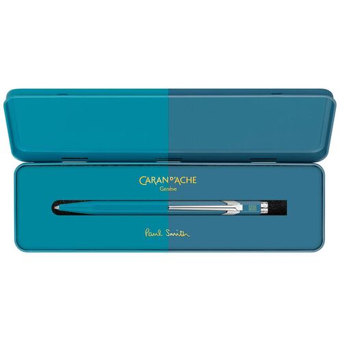 Caran D´Ache Bolígrafo Paul Smith Azul claro y obscuro