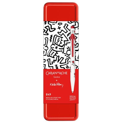 Caran d´Ache Bolígrafo 849 Keith Haring Blanco