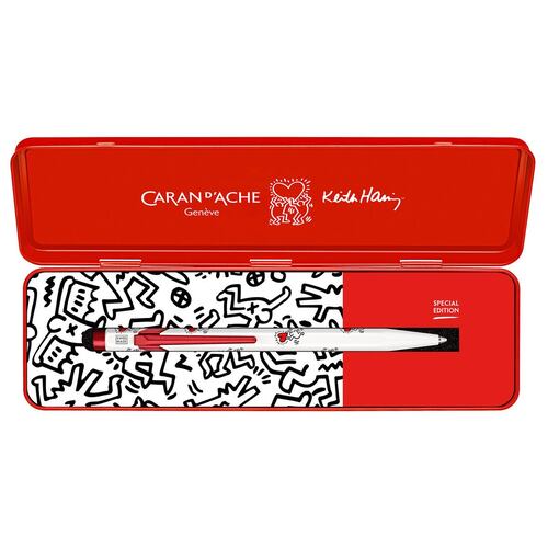 Caran d´Ache Bolígrafo 849 Keith Haring Blanco