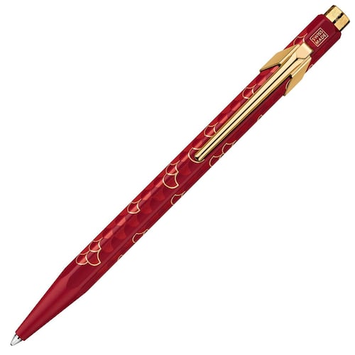 Pluma 849™ Dragón de Caran d’Ache rojo-dorado