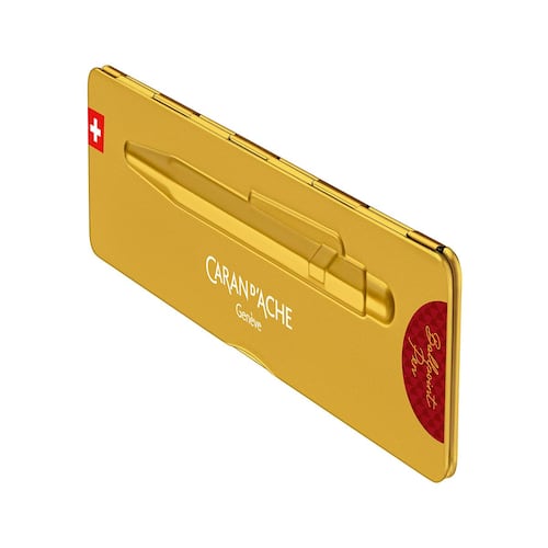 Pluma 849™ Dragón de Caran d’Ache rojo-dorado