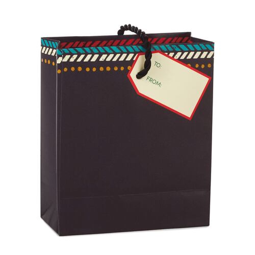 Mini bolsa de regalos Hallmark - Pastel de feliz cumpleaños con bolsillo para tarjeta