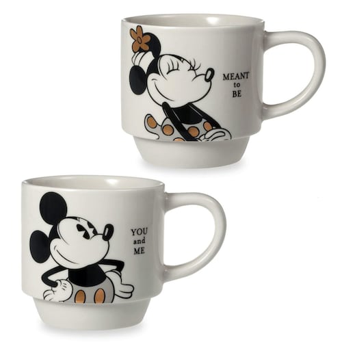 Set de Tazas Destinados a ser  Mickey y Minnie Disney