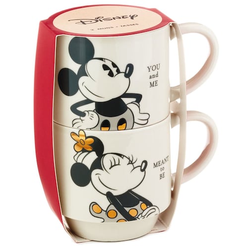 Set de Tazas Destinados a ser  Mickey y Minnie Disney