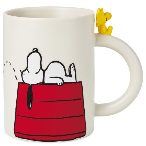 Peanuts, Snoopy & Linus Dimensional Blanket: taza de cerámica