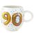 Taza globos cumpleaños 90