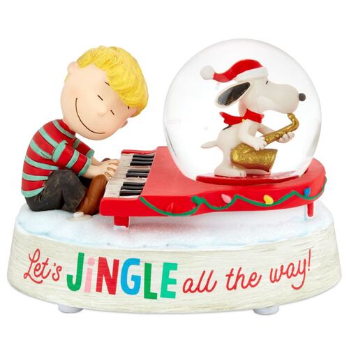 Snoopy y Schroeder Musical Esfera de Nieve Peanuts®