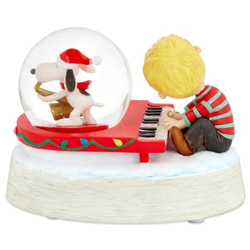 Snoopy y Schroeder Musical Esfera de Nieve Peanuts®