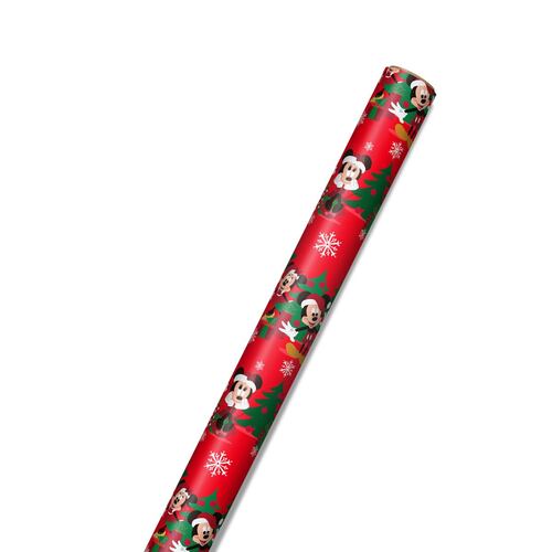 Papel de Envoltura de Navidad  Disney Mickey y Minnie  Hallmark