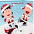 Bolsa de Navidad Peanuts® Santa Snoopy y amigos Hallmark