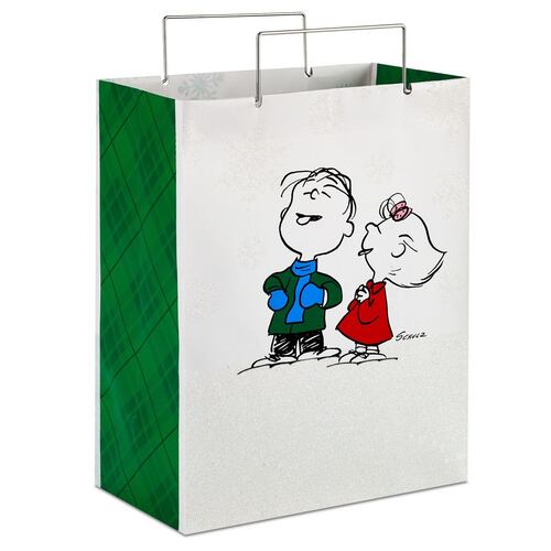 Bolsa de Regalo Navideña Peanuts® Linus y Sally  Hallmark