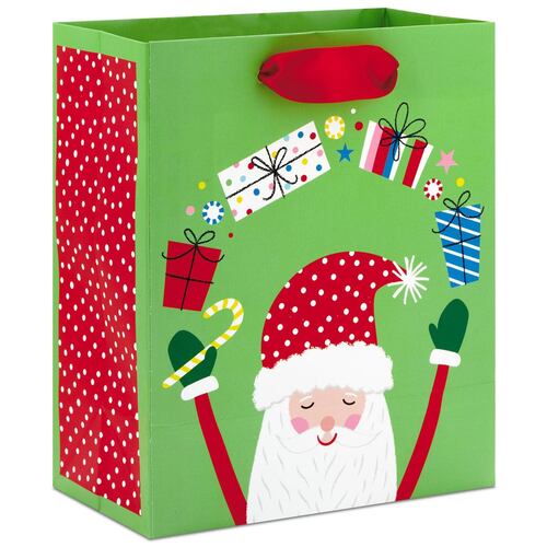 Bolsa de Regalo Navideña Santa Claus  Hallmark