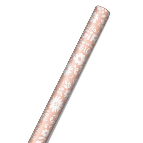 Papel envoltura color rosa dorado