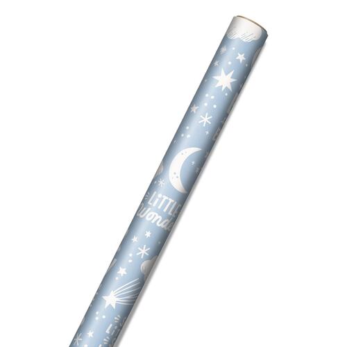 Papel envoltura color azul celeste